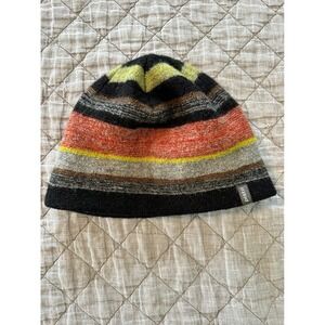 Pistil Mens Wool Blend Striped Beanie Hat Multicolor Warm Rugged Outdoors